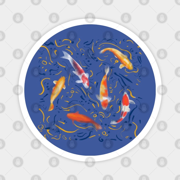 Koi fish Magnet by Mimie20